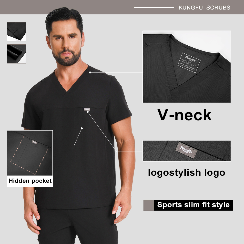 KUNGFU SCRUBS Men Surgical Uni - Medical Lab Uniform recension och pris