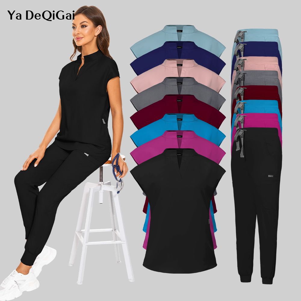 Plus Size Scrubs Set Women Med - Medical Lab Uniform recension och pris