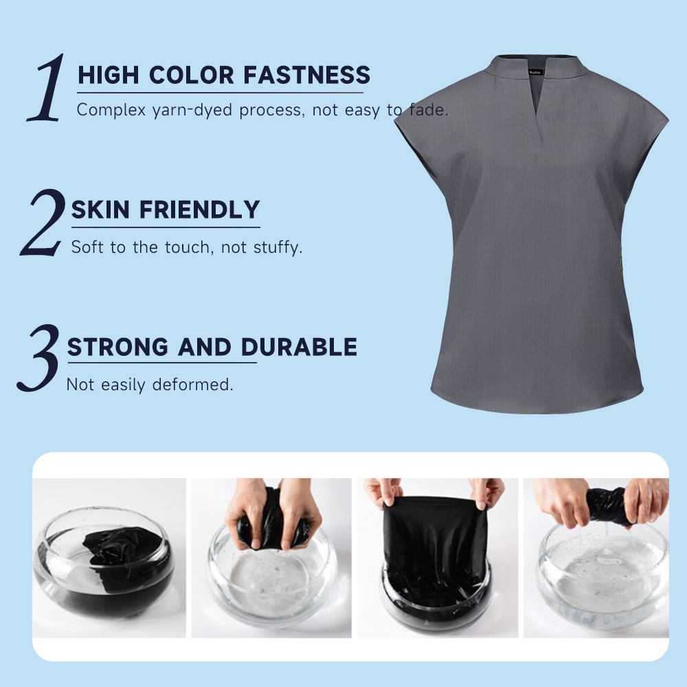 Fashion Stand Collar Scrubs To - Medical Lab Uniform recension och pris