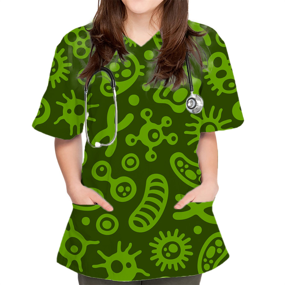 New Women Tops Bacteriogram Pr - Medical Lab Uniform recension och pris