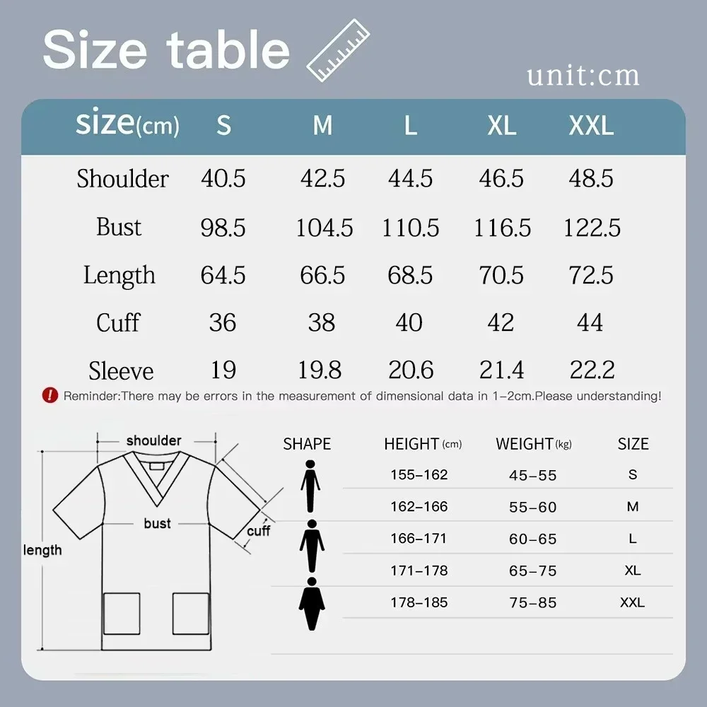 Women Short Sleeve V Neck Shir - Medical Lab Uniform recension och pris
