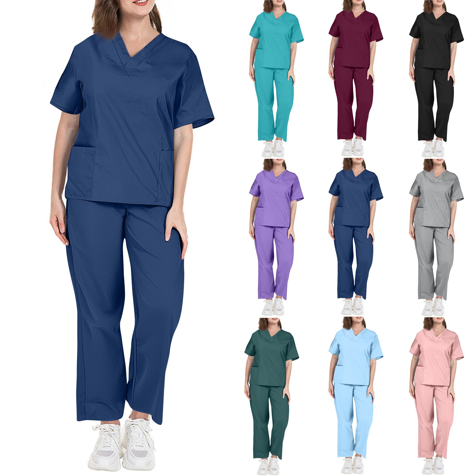 Women Jogger Sets Beauty Costu - Medical Lab Uniform recension och pris