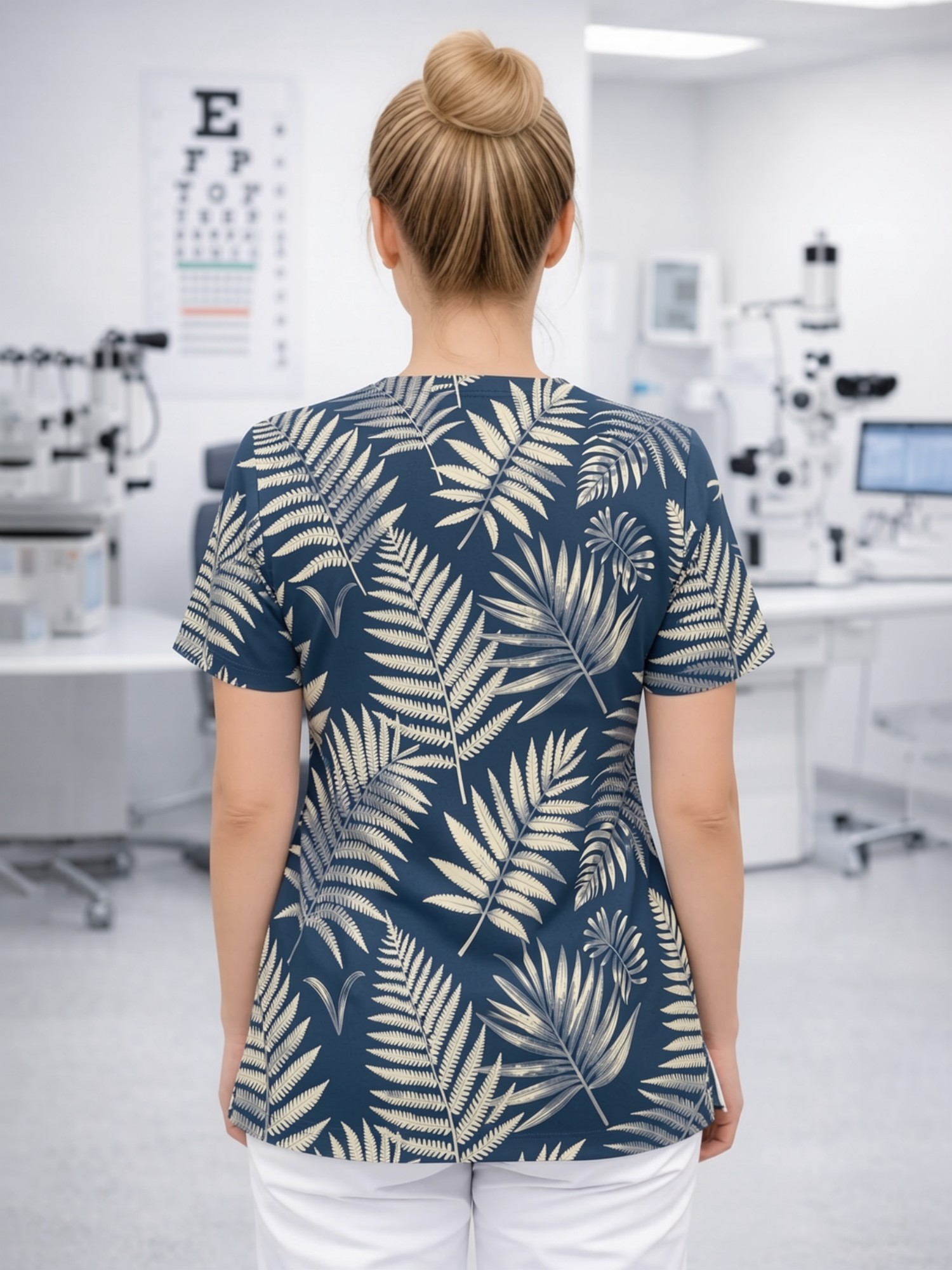Womens Charming V Neck Scrub T - Medical Lab Uniform recension och pris