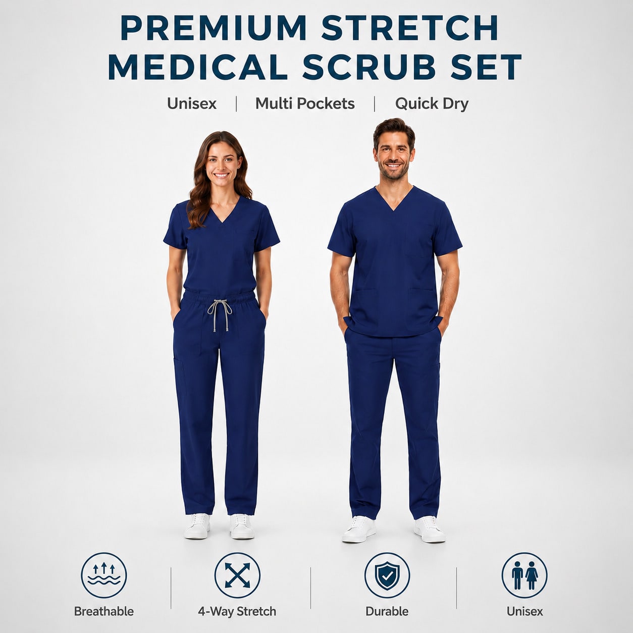 Unisex Healthcare Uniforms Men - Medical Lab Uniform recension och pris