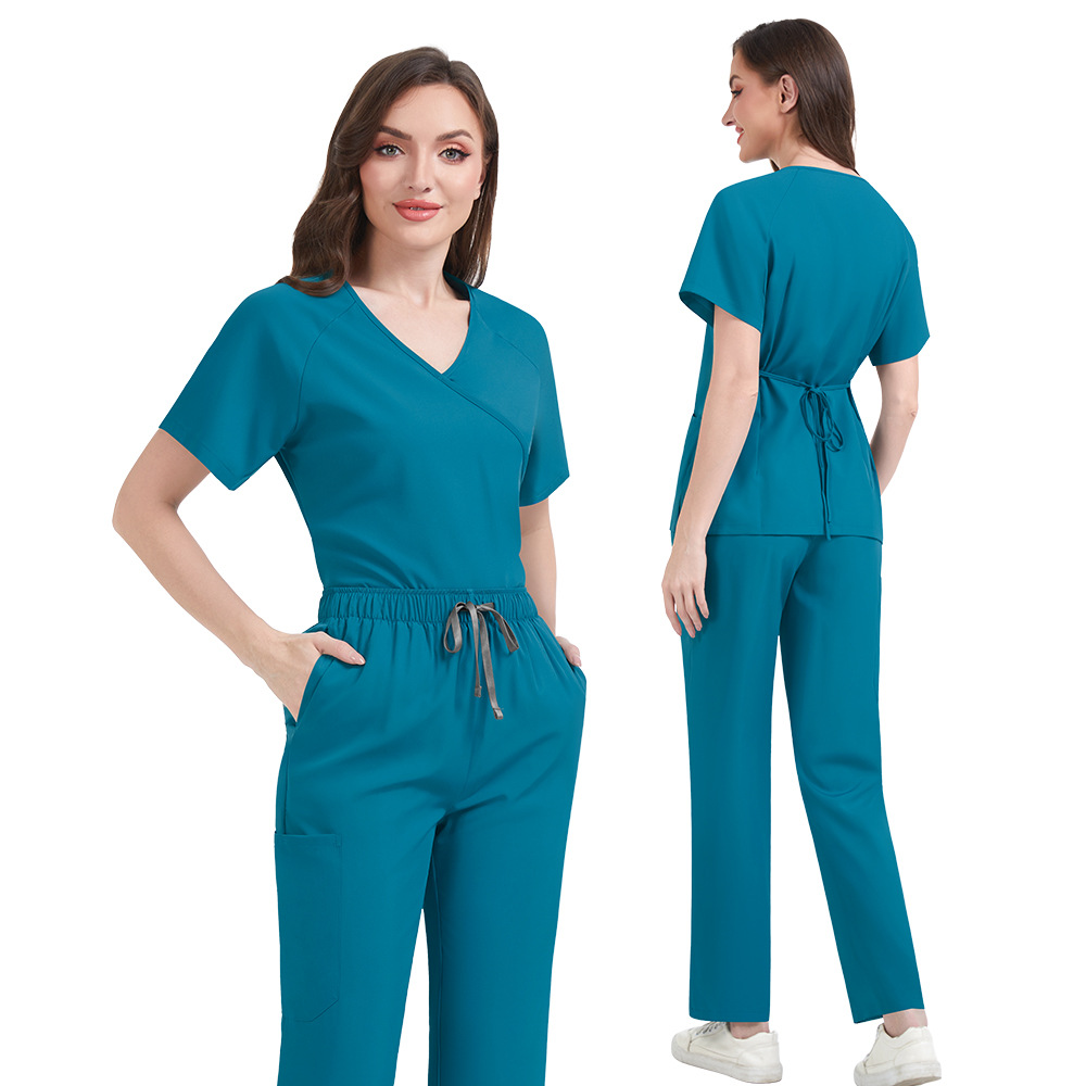 Slim Fit Women Scrubs Sets Hos - Medical Lab Uniform recension och pris